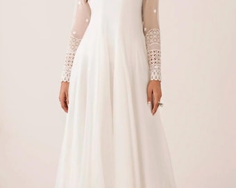 Barooque chiffon maxi