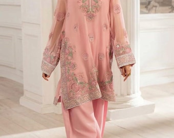 Asian ladies women clothing fashion dress Pakistani suits kurta shalwar dupatta indian  shalwar