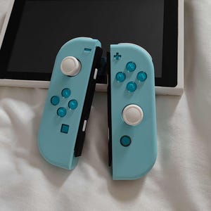 Sky Blue & White Jelly Joy-Cons