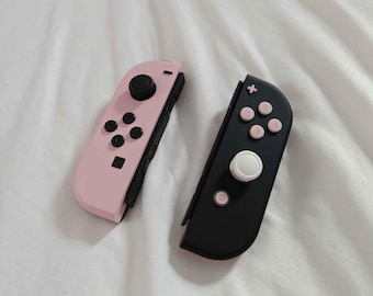 Custom Black & Pink Mix Match Switch 1 Joy Cons