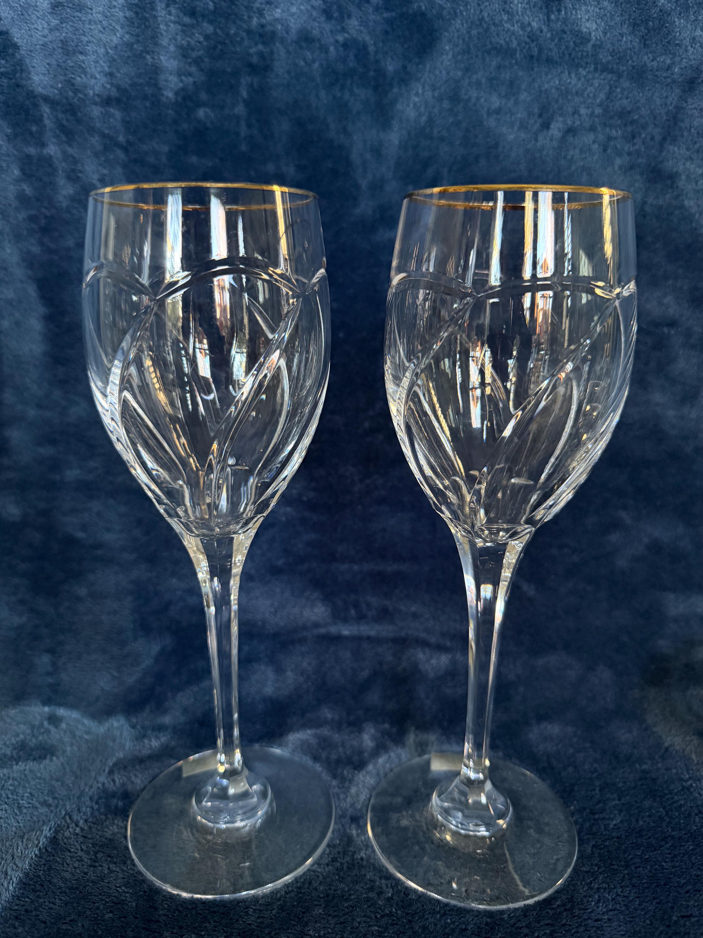 MIKASA OLYMPUS WINE GLASS - 8 1/4 Mikasa Olympus 15 pieces NEW RARE FIND.  only delivery or pick up in SOCAL display picture 1