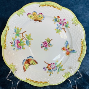 Herend Queen Victoria Hand Painted Salad Plate