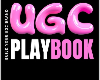 UGC Playbook: Paid Brand Deals, Content Creator Guide (Digital Download)