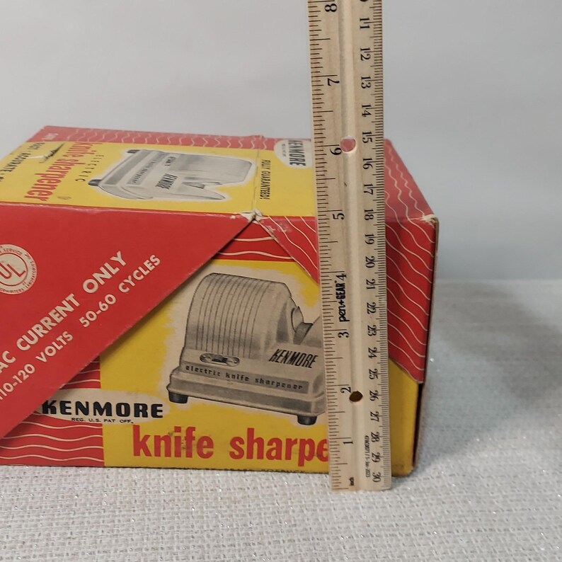 Vtg Kenmore Electric Knife Sharpener Model 8353 w/original Box, Pamplet, Booklet image 19