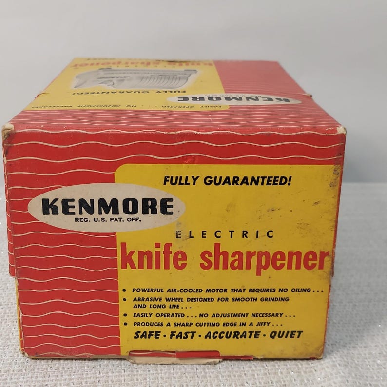 Vtg Kenmore Electric Knife Sharpener Model 8353 w/original Box, Pamplet, Booklet image 16