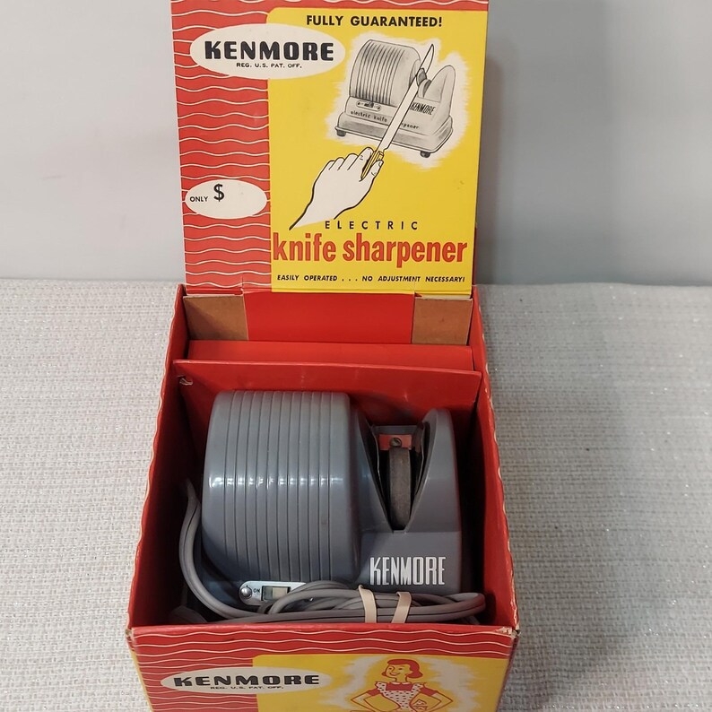 Vtg Kenmore Electric Knife Sharpener Model 8353 w/original Box, Pamplet, Booklet image 12
