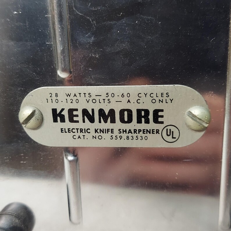 Vtg Kenmore Electric Knife Sharpener Model 8353 w/original Box, Pamplet, Booklet image 9