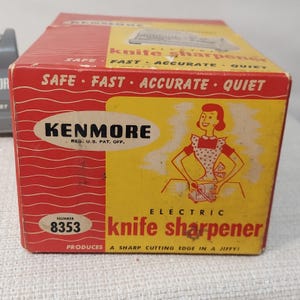Vtg Kenmore Electric Knife Sharpener Model 8353 w/original Box, Pamplet, Booklet image 14