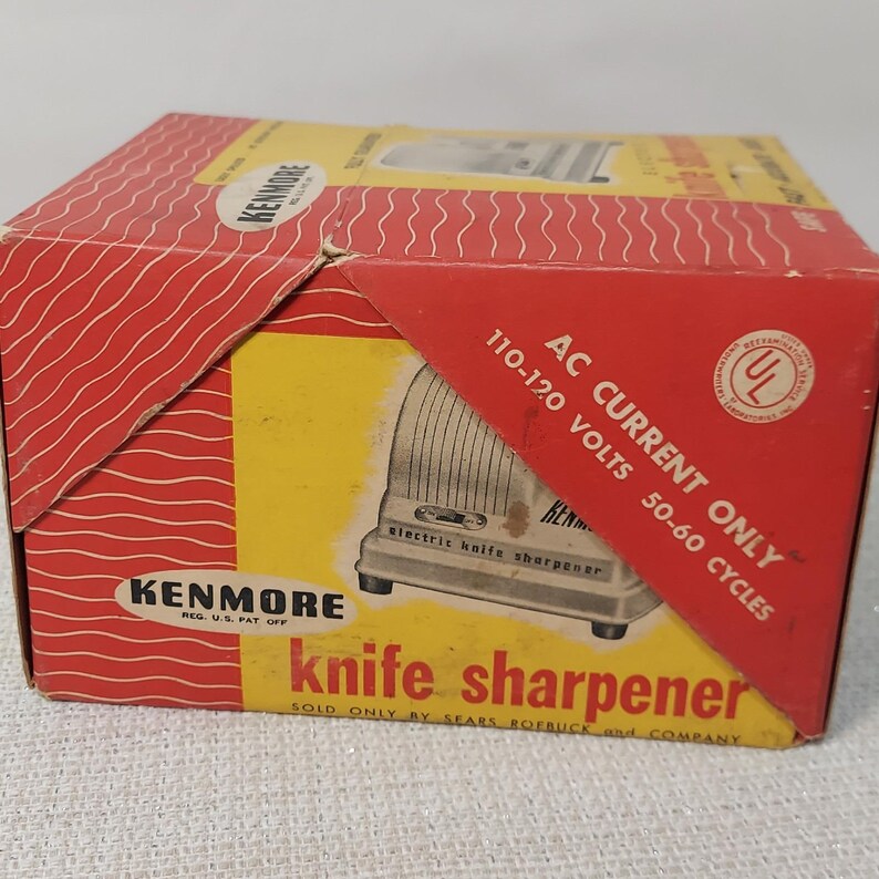 Vtg Kenmore Electric Knife Sharpener Model 8353 w/original Box, Pamplet, Booklet image 15