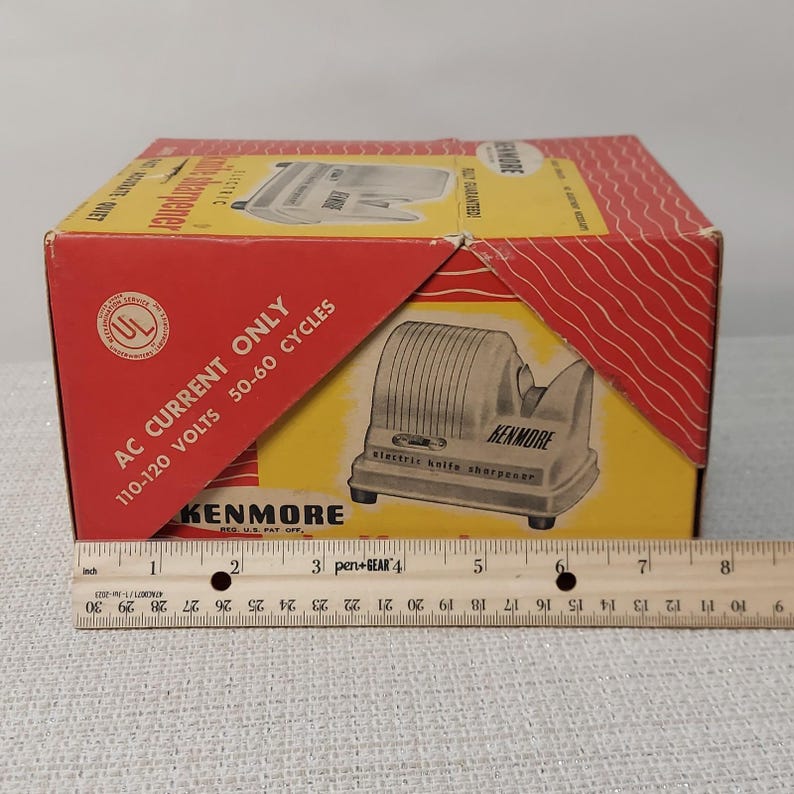 Vtg Kenmore Electric Knife Sharpener Model 8353 w/original Box, Pamplet, Booklet image 18