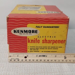Vtg Kenmore Electric Knife Sharpener Model 8353 w/original Box, Pamplet, Booklet image 20