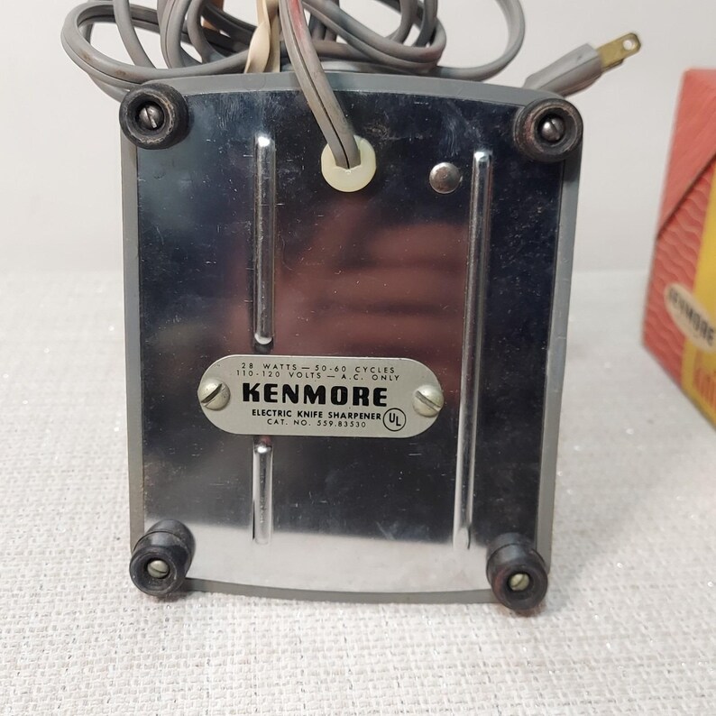 Vtg Kenmore Electric Knife Sharpener Model 8353 w/original Box, Pamplet, Booklet image 8