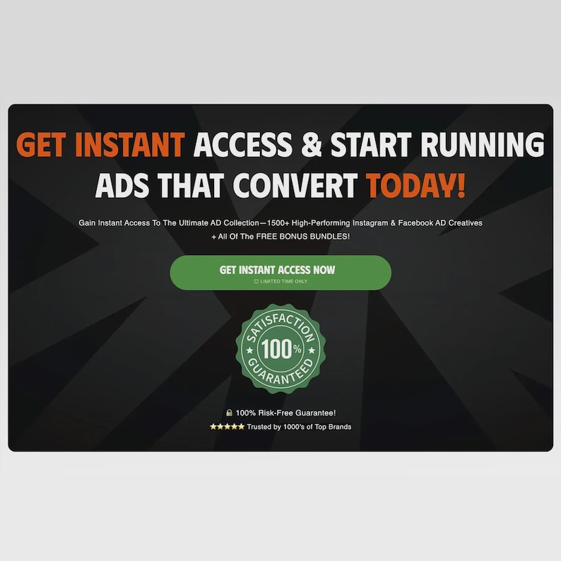 Social Media Templates. Etsy's Biggest Facebook, Instagram Ad Bundle. Easily edit for your business! image 10