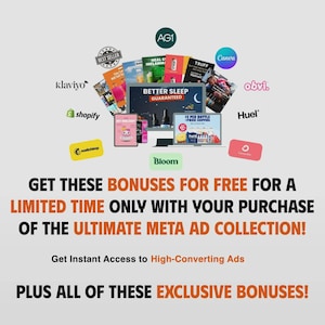 Social Media Templates. Etsy's Biggest Facebook, Instagram Ad Bundle. Easily edit for your business! image 6