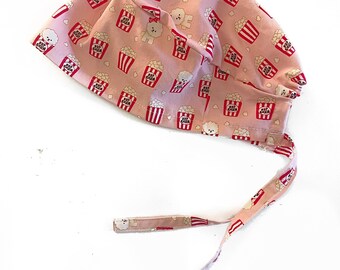 Kawaii doggie Scrub Cap for Men/Women, adventure Scrub Hat/ unisex scrub cap / Medical scrub cap / surgical cap / Dental scrub