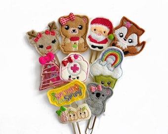 Planner clip bundle , 10 paper clips bundle , super discounted price, super deal , cheap handmade planner clips