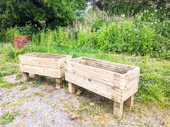 Large Wooden Planter On Legs - Large Wooden Patio Planters Large Wooden Planter On Legs - Large Wooden Patio Planters