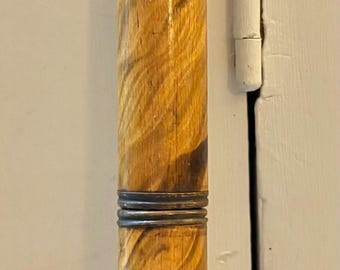 Bastón de médico victoriano para beber / Bastón antiguo con forma de frasco