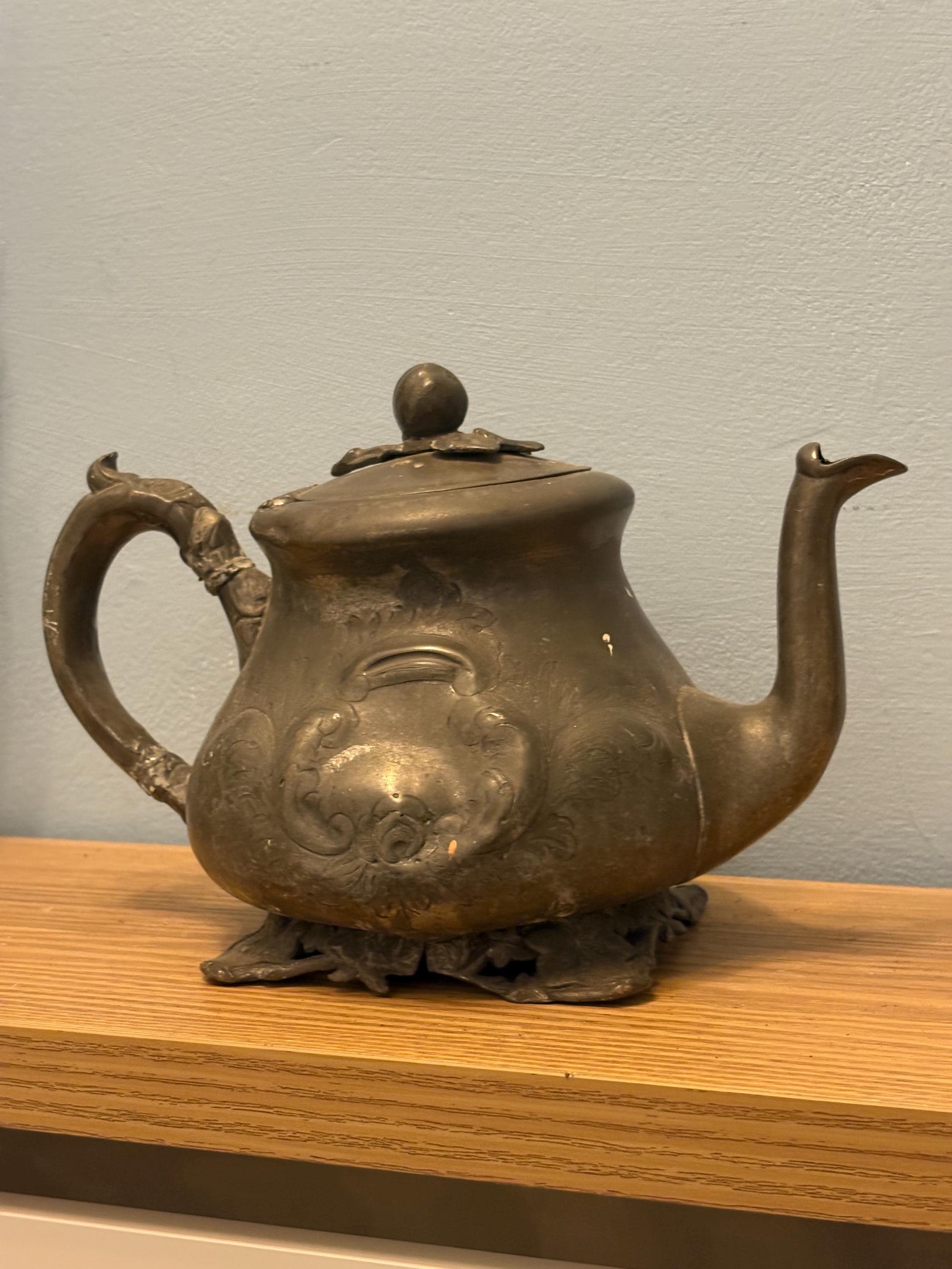 Sheffield Pewter Pot - Etsy Canada