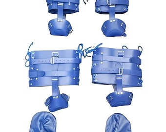Genuine Leather Arm & Leg Crawler Set - 10+ Colors