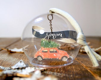 Christmas Car Glass Decoration