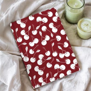 Cute Notebook With Cherries Journal Aesthetic Notebooks