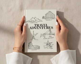 Travel Journal Adventure Notebook For Travel Memories Book Bucket List Journal World Travel Gift For Family Trip Gift For Long Distance