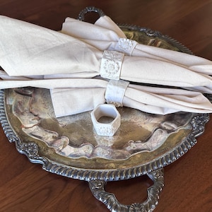 Vintage Ceramic Napkin Holders – Soft Matte Finish - Set of 5