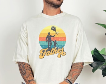 Retro Father T-Shirt, Comfort Colors, Vintage Dad Shirt