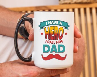Hero Dad Mug | Retro Father's Day Gift