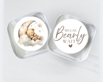 We Can Bearly Wait Baby Shower Gender Neutral Teddy Bear Theme Edible ...