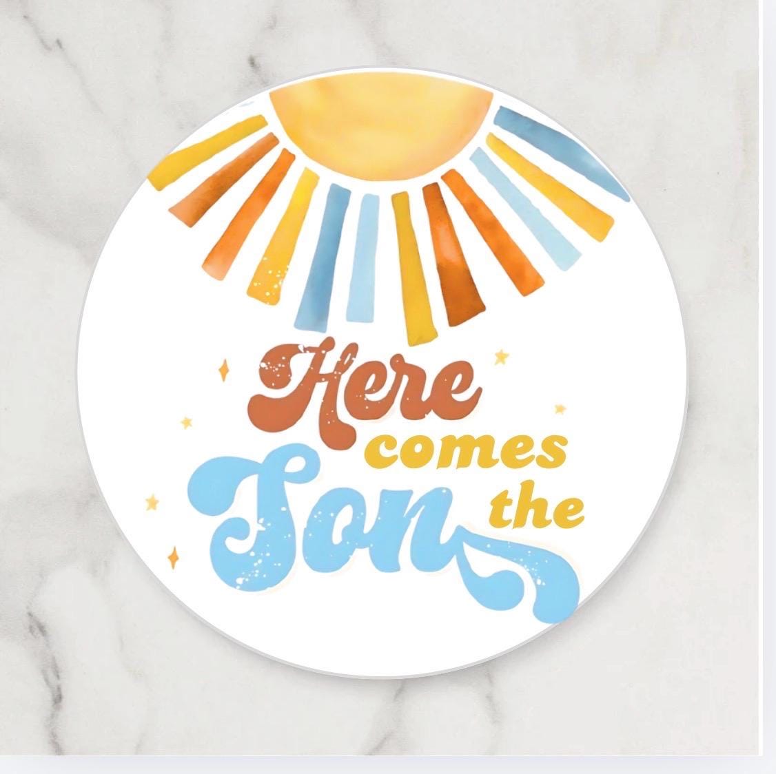 Here Comes the Sun Sticker - Etsy