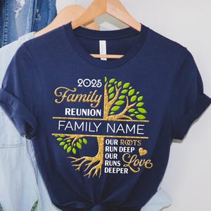 Our Roots Run Deep Shirt, Our Love Runs Deeper Shirt, Custom Family Shirt, Family Reunion Shirt, Family Tree Shirt, Family Name Shirt