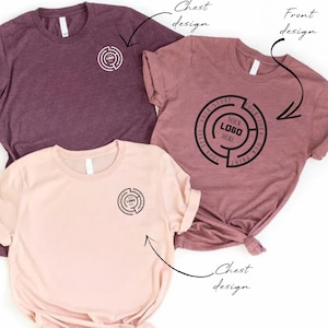 Custom Logo Shirts, Personalized Logo Shirt, Custom Design Shirt, Custom Text Shirt,Your Business Logo or Brand Logo T Shirt,Team Logo Shirt