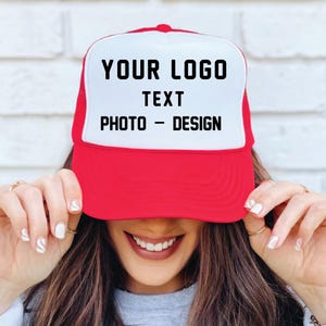 Personalized Trucker Cap, Adjustable Trucker Hat for Parties and Celebrations, Team Fun Hat, Personalized Fun Group Outings