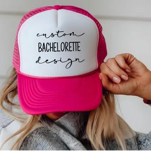 Bach Club Trucker Hats - Bachelorette Trucker Hats - Bachelorette Favors - Club Bach - Custom Bachelorette Trucker Hats