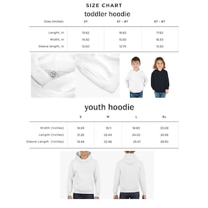 Custom Youth Hoodie, Personalized Text/Logo, Kids Sweatshirt,Unisex Adult Sweatshirt image 6