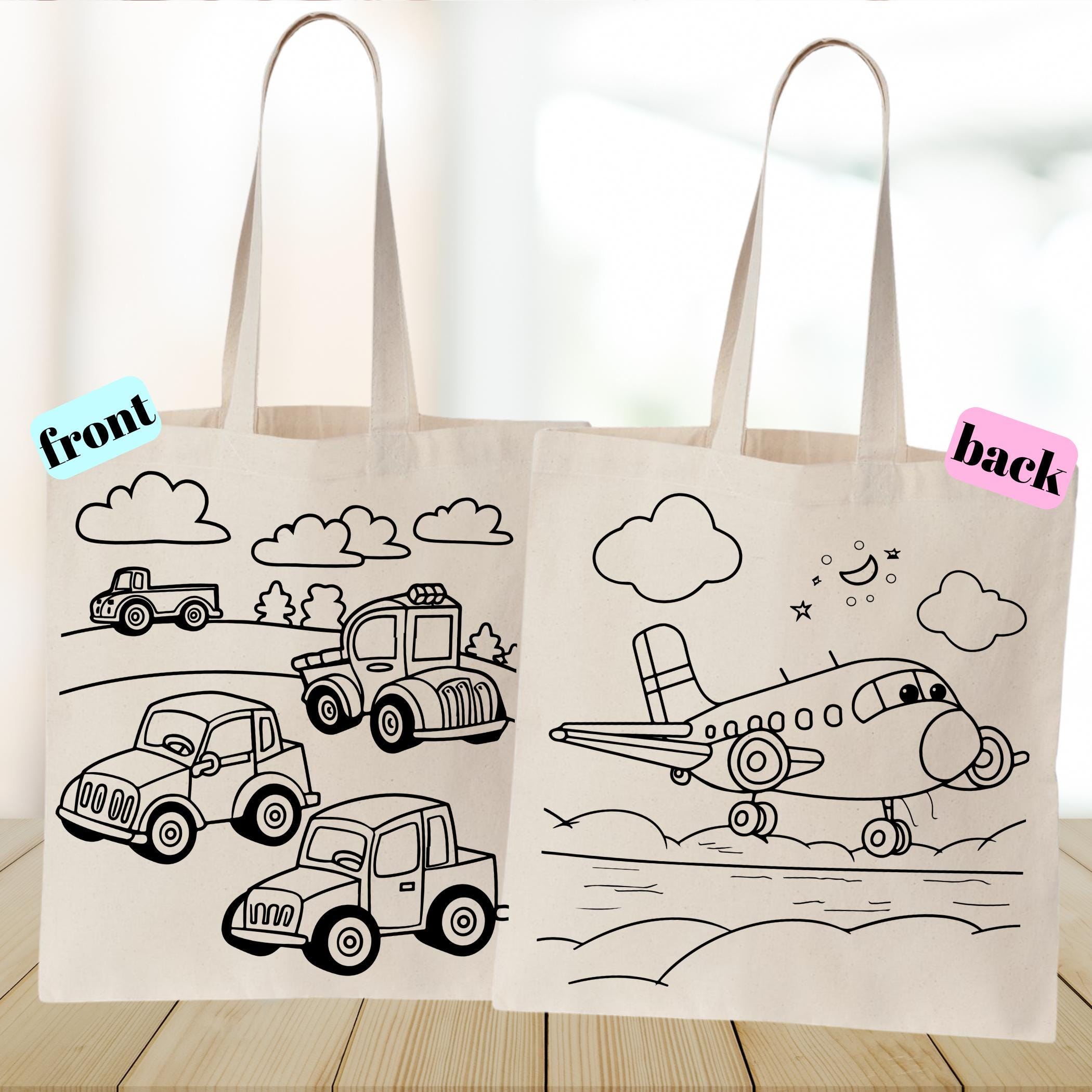 Coloring tote bag Italia
