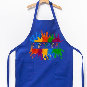 Personalized Kids Art Apron, Art Party Apron, Birthday Apron,Paint Birthday Party Apron,Personalized Art Party Apron,Paint Apron,Child Apron