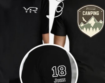 Custom Text or Logo Shirt: Personalized Design on Comfy Tee