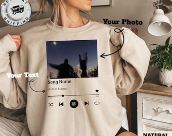 Custom Song Name T-Shirt, Personalized Music Gift