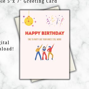 Printable Birthday Card, Funny Birthday Card, Happy Birthday Card Digital Download, Funny Happy Birthday Card, Printable Happy Birthday Card