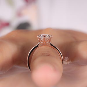 Tulip Basket set Engagement Ring For Women
