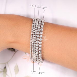 Bezel Set Diamond Tennis Bracelet, 14k Solid Gold Diamond Tennis Bracelet, Classic Tennis Bracelet, Stackable Bracelet, infinity bracelet