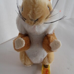 Steiff hamster button flag made in Germany 1497