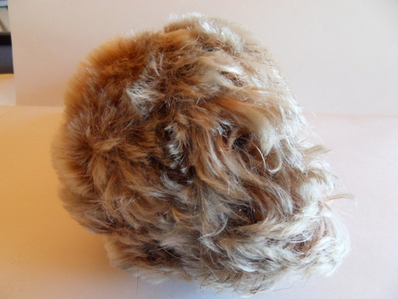 Steiff dog, floppy Raudi, sleeping dachsund,, with button, large,mohair, made in Germany 193 image 4