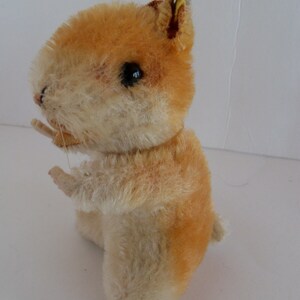 Steiff hamster Goldy IDs mohair made in Germany 2101
