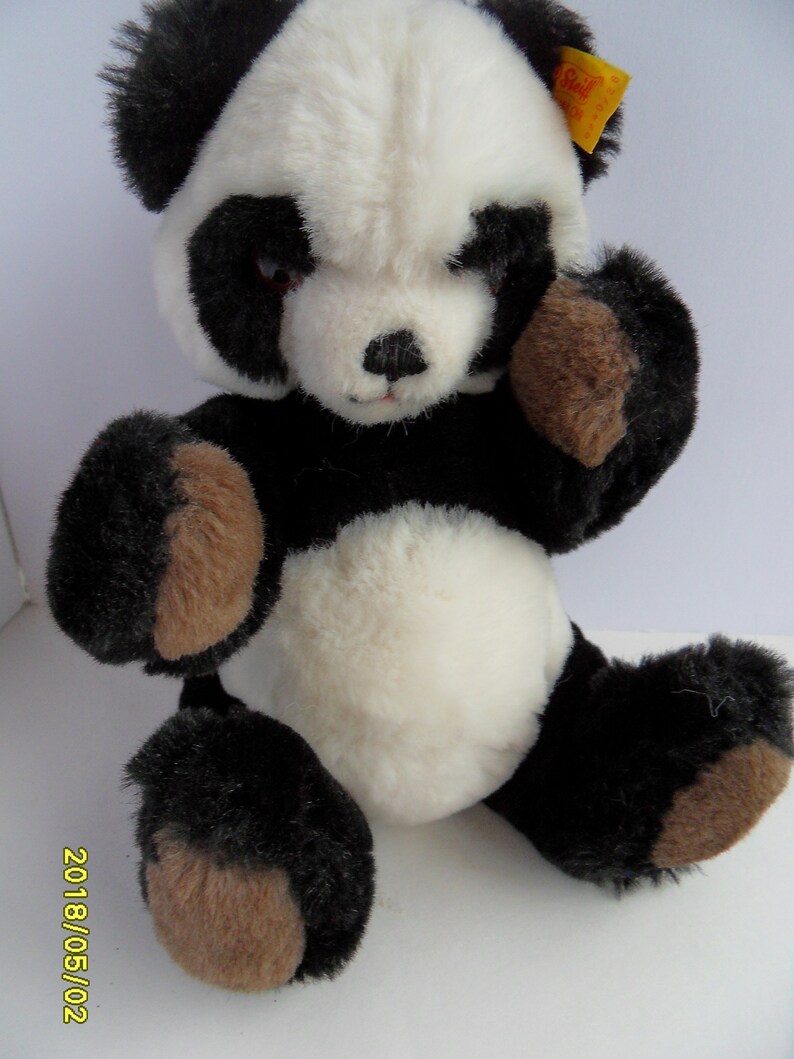 steiff panda bear value