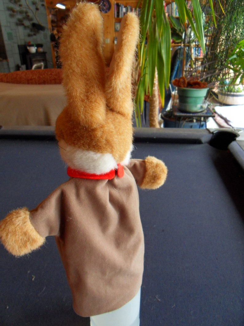 Steiff Rabbit Hand Puppet Rabbit Handpuppet W.button/flag Etsy