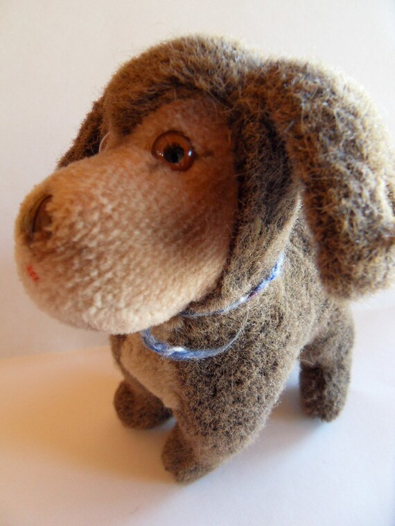 steiff rattler dog